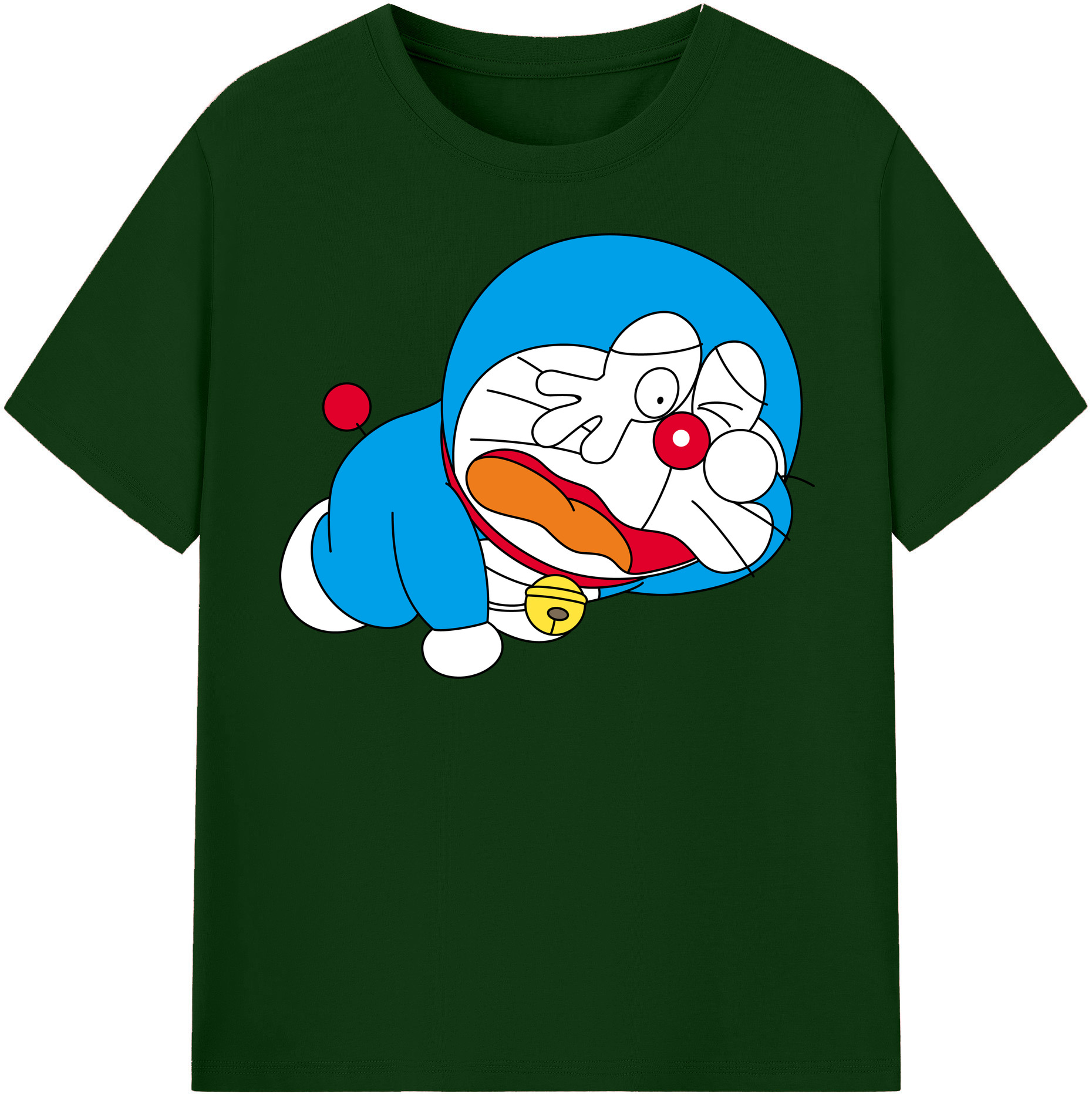 （画像用） ドラえもん Doraemon 綿100％半袖Tシャツ（フロントプリント）